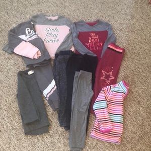 Bundle of Girls XS (4-5) Tops and Bottoms